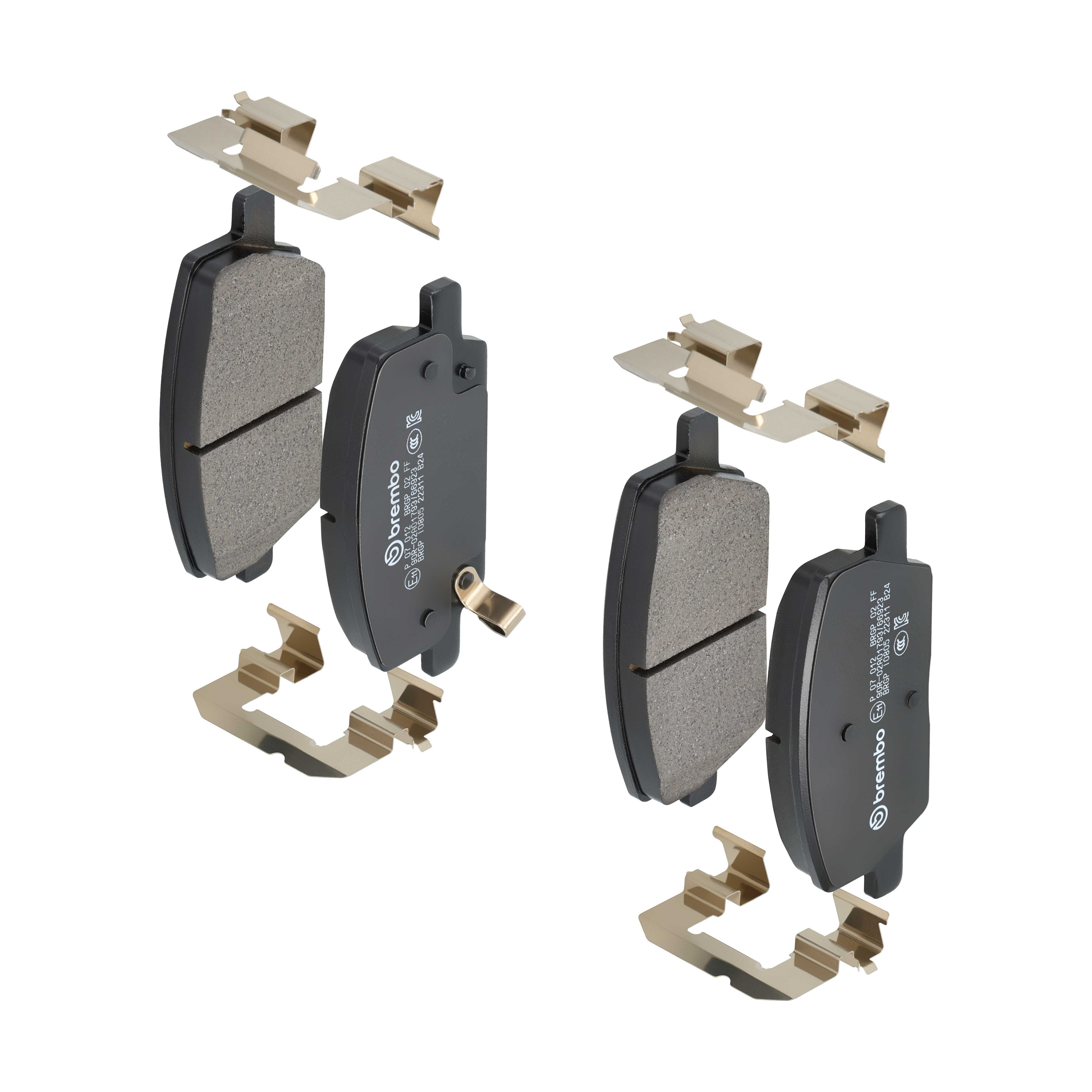 Für BREMBO P 07 012 Brake Pad Set, disc brake P 07 012 Brake pads set front , f - Bild 9