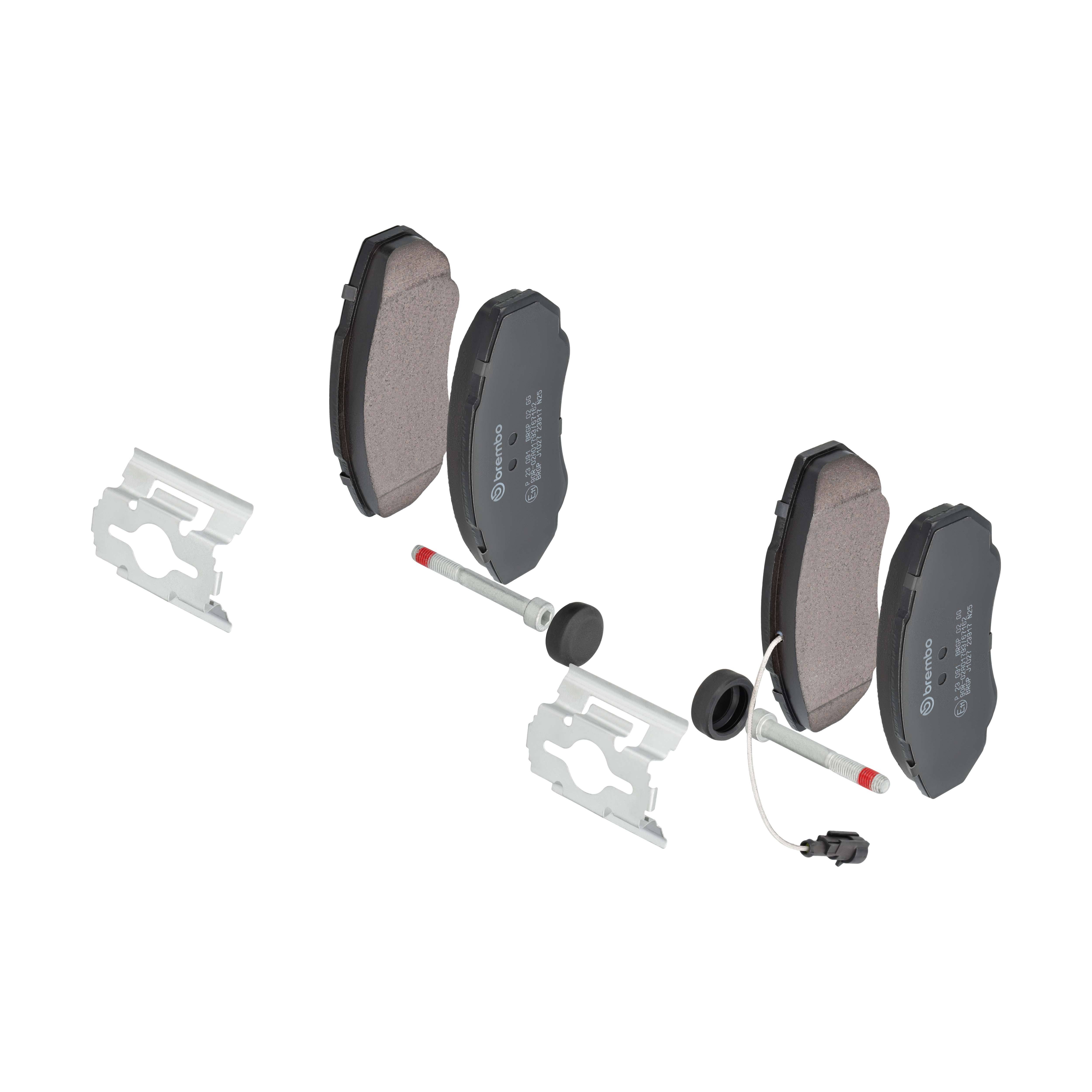 Für BREMBO P 23 091 Brake Pad Set, Disc Brake - Bild 8