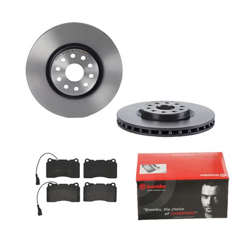 BREMBO BREMSSCHEIBEN COATED Ø310mm + BREMSBELÄGE VORNE FÜR ALFA ROMEO 166 936X