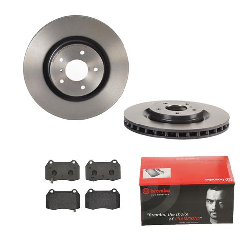 BREMBO BREMSSCHEIBEN COATED Ø324mm + BREMSBELÄGE VORNE FÜR NISSAN 350 Z Z33