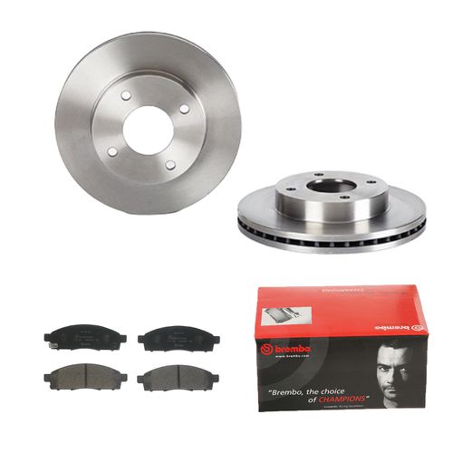 BREMBO BREMSSCHEIBEN Ø257mm + BREMSBELÄGE VORNE FÜR NISSAN NV200 EVALIA