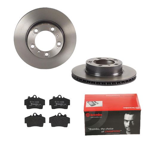 BREMBO BREMSSCHEIBEN COATED Ø298mm + BREMSBELÄGE VORNE FÜR PORSCHE BOXSTER 986