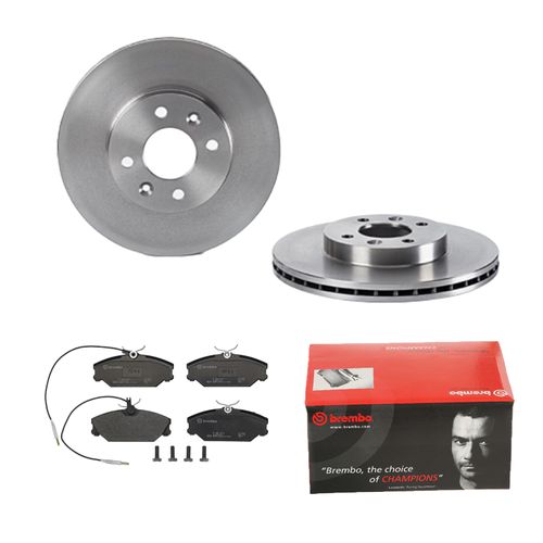 BREMBO BREMSSCHEIBEN Ø262MM + BREMSBELÄGE VORNE FÜR RENAULT LAGUNA I SAFRANE