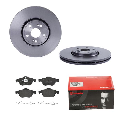 BREMBO BREMSSCHEIBEN COATED Ø324mm + BREMSBELÄGE VORNE FÜR RENAULT ESPACE 4