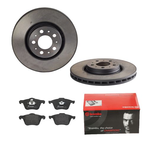 BREMBO BREMSSCHEIBEN COATED Ø316mm + BREMSBELÄGE VORNE FÜR VOLVO XC90 1 275