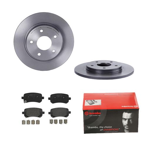 BREMBO BREMSSCHEIBEN COATED Ø305mm + BREMSBELÄGE HINTEN FÜR FIAT FREEMONT 345X