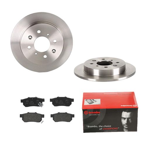 BREMBO BREMSSCHEIBEN Ø239MM + BREMSBELÄGE HINTEN FÜR JAZZ III HONDA ISUZU HONDA