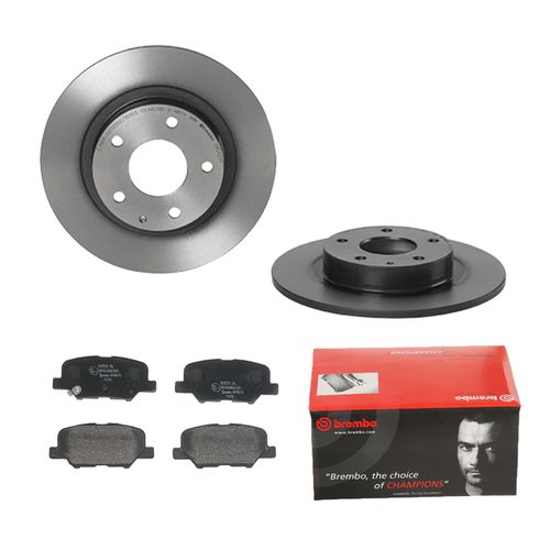BREMBO BREMSSCHEIBEN Ø278MM + BREMSBELÄGE HINTEN FÜR MAZDA 6 MITSUBISHI PEUGEOT