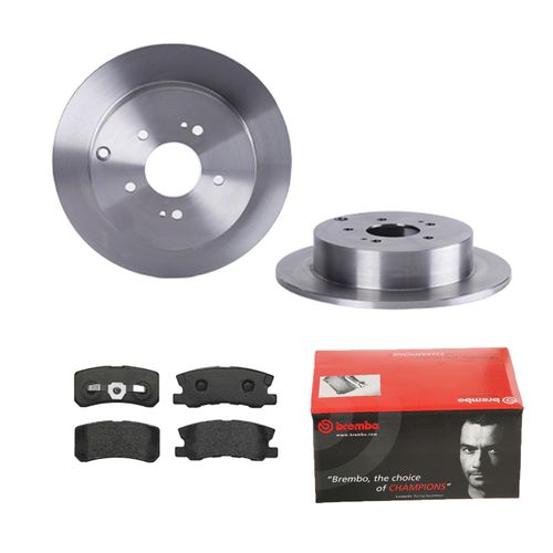 BREMBO BREMSSCHEIBEN Ø302MM + BREMSBELÄGE HINTEN FÜR MITSUBISHI GRANDIS