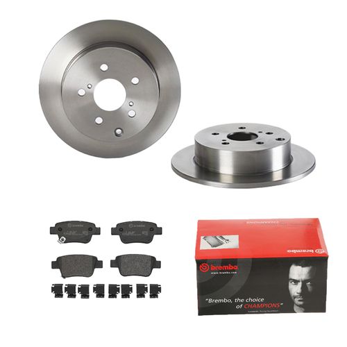 BREMBO BREMSSCHEIBEN Ø290mm + BREMSBELÄGE HINTEN FÜR TOYOTA COROLLA VERSO