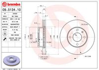 Brembo Bremsensatz, Scheibenbremse, Art.-Nr. IJF141I4C8