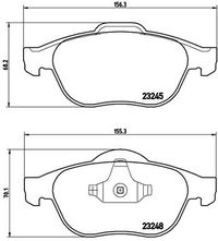 Brembo Bremsensatz, Scheibenbremse, Art.-Nr. IK3EBYM1Y8