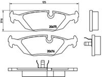 Brembo Bremsensatz, Scheibenbremse, Art.-Nr. SG00000EXR