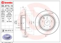 Brembo Bremsscheibe "PRIME LINE", Art.-Nr. 08.A715.10