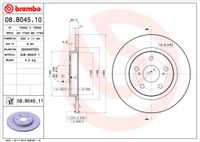 Brembo Bremsscheibe "PRIME LINE", Art.-Nr. 08.B045.10