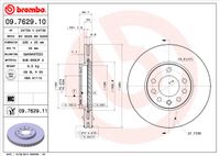 Brembo Bremsscheibe "PRIME LINE", Art.-Nr. 09.7629.10