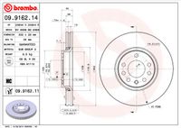 Brembo Bremsscheibe "PRIME LINE", Art.-Nr. 09.9162.14
