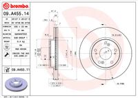 Brembo Bremsscheibe "PRIME LINE", Art.-Nr. 09.A455.14