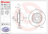Brembo Bremsscheibe "PRIME LINE", Art.-Nr. 09.A913.14