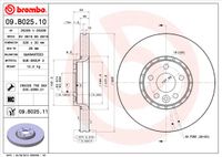 Brembo Bremsscheibe "PRIME LINE", Art.-Nr. 09.B025.10