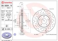 Brembo Bremsscheibe "XTRA LINE - Xtra", Art.-Nr. 09.N264.1X