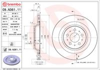 Brembo Bremsscheibe "COATED DISC LINE", Art.-Nr. 09.N361.11