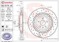 Brembo Bremsscheibe "TWO-PIECE DISCS LINE", Art.-Nr. 09.D174.43