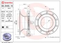 Brembo Bremsscheibe "PRIME LINE", Art.-Nr. 09.E403.10