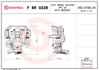 Brembo Bremssattel "PRIME LINE - With Brackets", Art.-Nr. F BR 022B