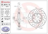 Brembo Bremsscheibe "BREMBO XTRA LINE", Art.-Nr. 09.9619.1X