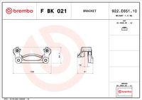 Brembo Bremssattelhaltersatz "PRIME LINE", Art.-Nr. F BK 021