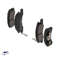 Brembo Bremsbelagsatz, Scheibenbremse "PRIME LINE" f&uuml;r DAIHATSU CUORE VII (L275_, L285_, L276_), Art.-Nr. P 16 011