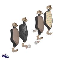 Brembo Bremsbelagsatz, Scheibenbremse "BREMSBELGE, RICHTUNGSGEBUNDEN", Art.-Nr. P 59 051