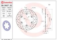 Brembo Bremsscheibe, Art.-Nr. 68B40752