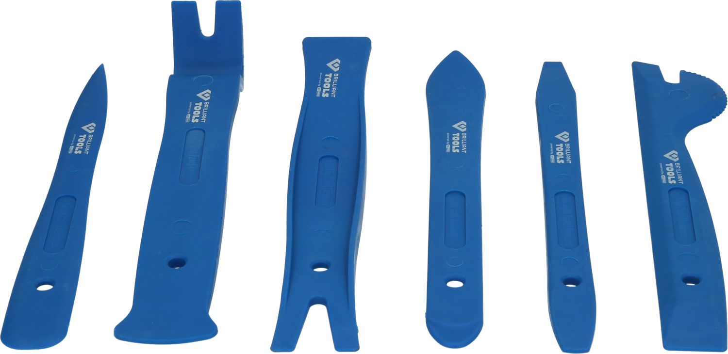 BRILLIANT TOOLS Zierleistenheber Zierleistenkeile-Satz, 6-tlg. bt511025