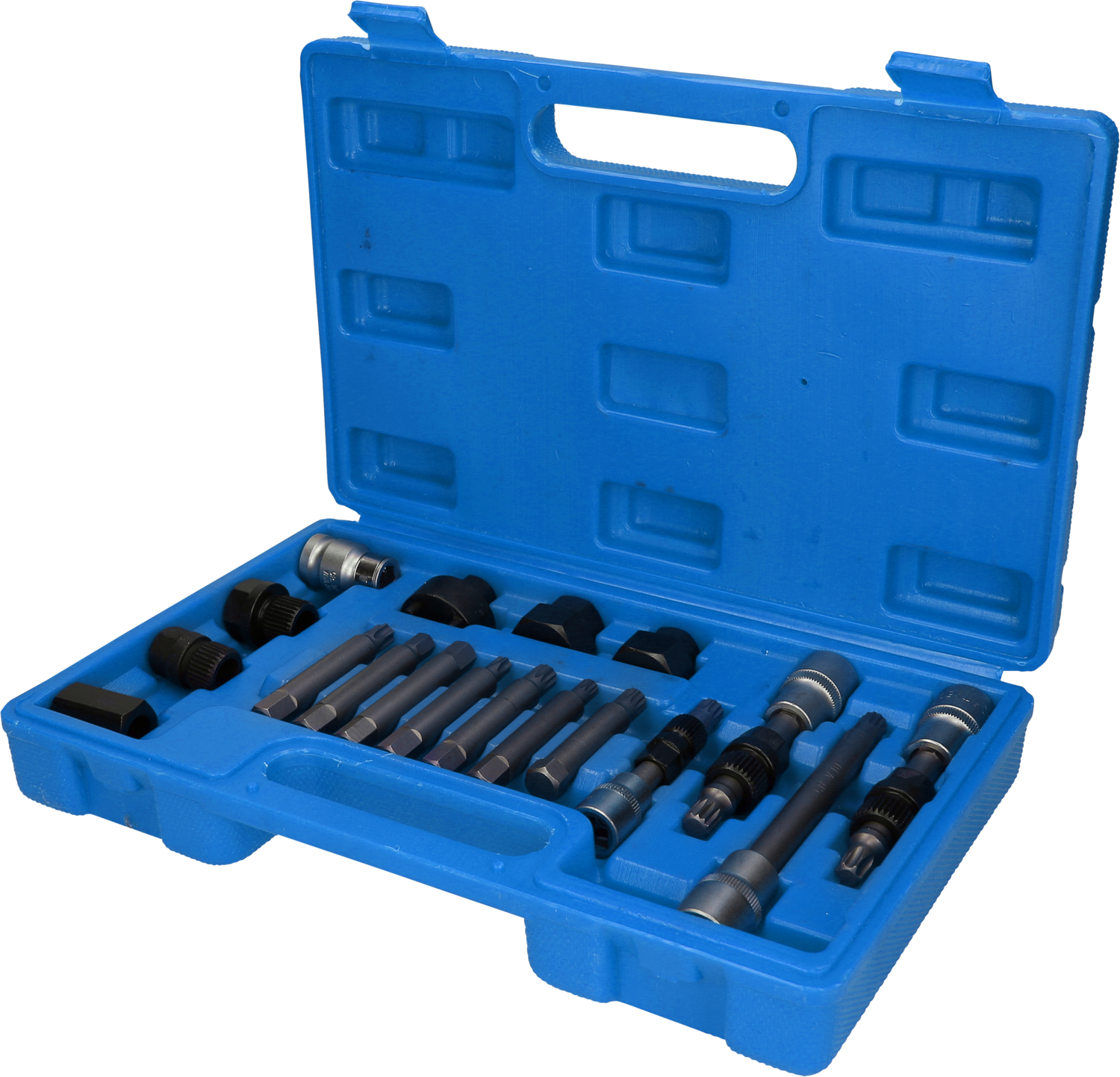 BRILLIANT TOOLS Montagewerkzeugsatz, Generatorfreilauf Lichtmaschinen Bit- und Steckschlüssel-Satz, 18-tlg. bt571020