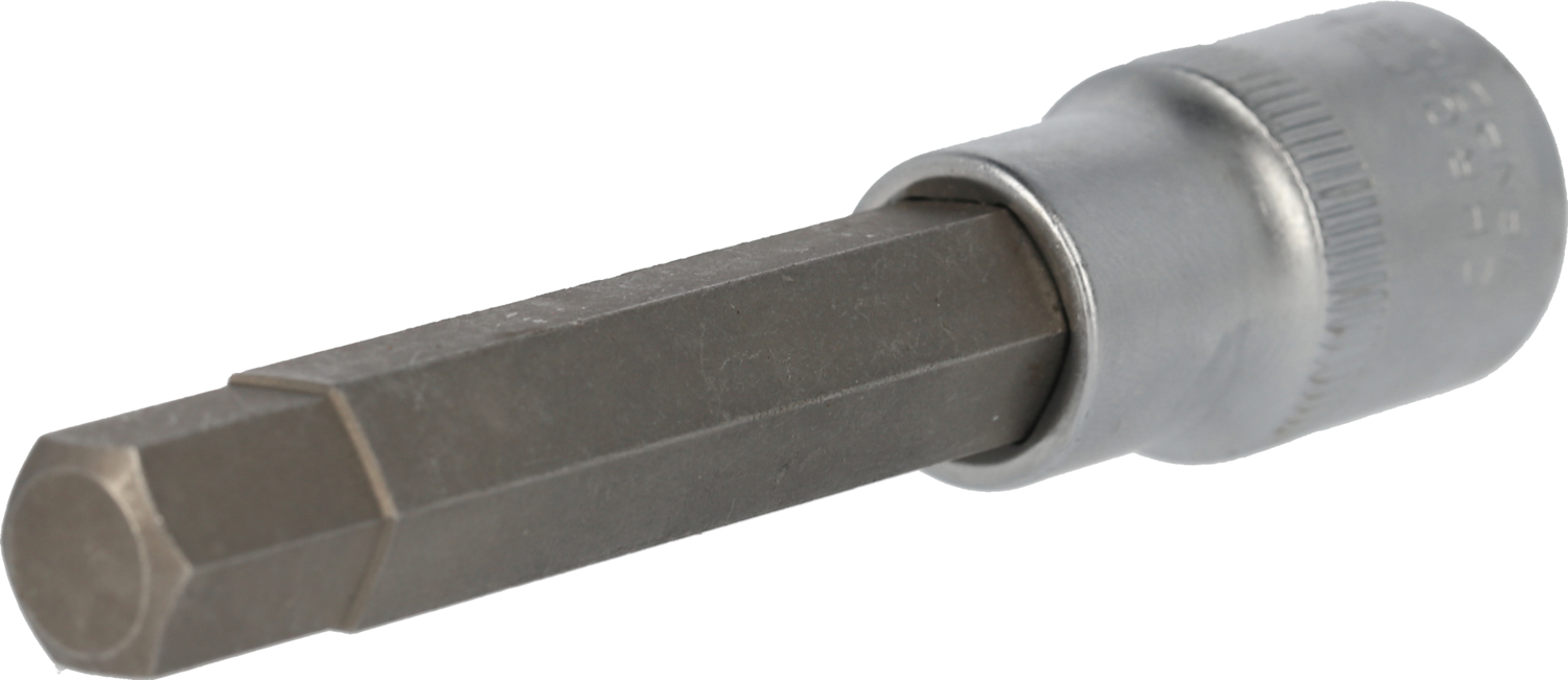 BRILLIANT TOOLS Steckschlüsseleinsatz 1/2 Innensechskant Bit-Stecknuss, 100 lang, 11 bt022875