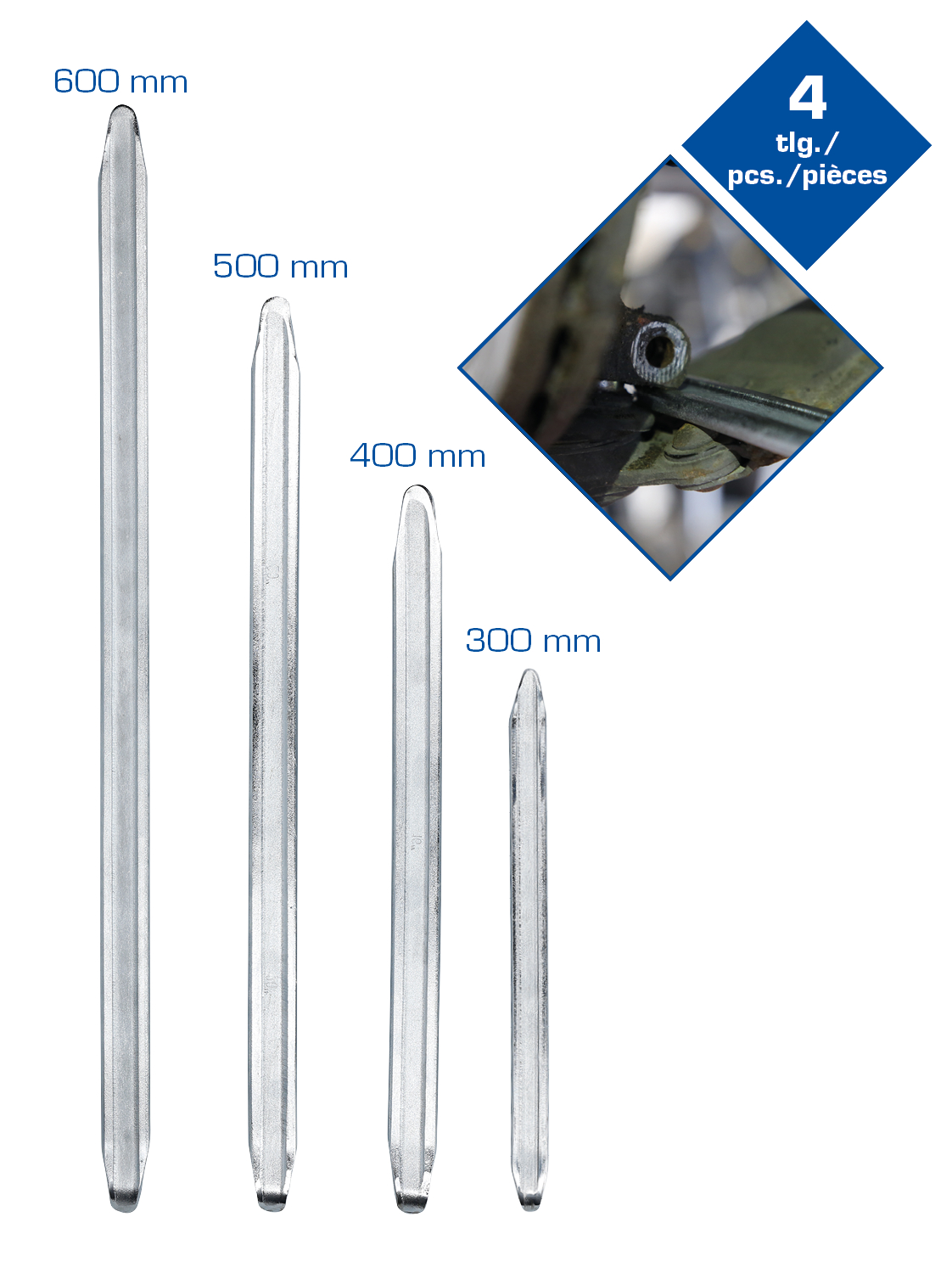 BRILLIANT TOOLS Reifenmontierhebel, 4-teilig - Image 4