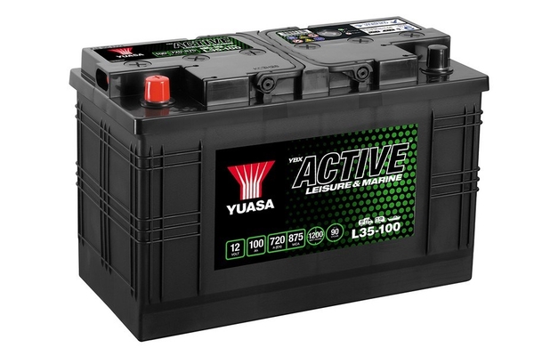 YUASA Starterbatterie YBX ACTIVE LEISURE & MARINE 12 V, 100 Ah, 720 A l35100 12V 68Ah 720A