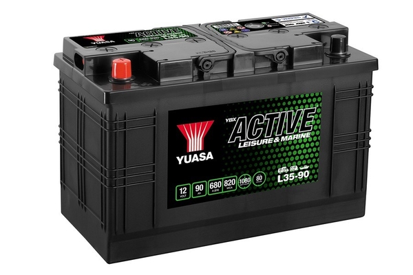YUASA Starterbatterie YBX ACTIVE LEISURE & MARINE 12 V, 90 Ah, 680 A l3590 12V 68Ah 680A