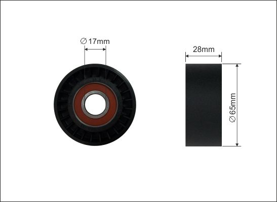 CAFFARO Spannrolle, Zahnriemen 500030 für Ford