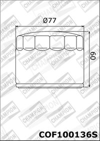 CHAMPION lfilter, Art.-Nr. COF100136S