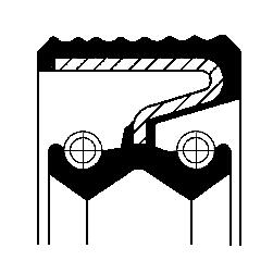 CORTECO Wellendichtring, Verteilergetriebe 19033802b für Ford Mercedes KIA