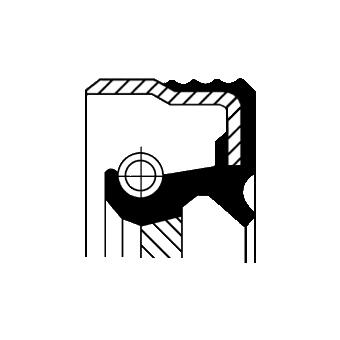 CORTECO Wellendichtring, Verteilergetriebe 01034939b für MITSUBISHI