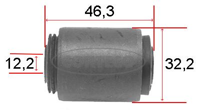CORTECO Lagerung, Lenker 21652451 Vorderachse für RENAULT
