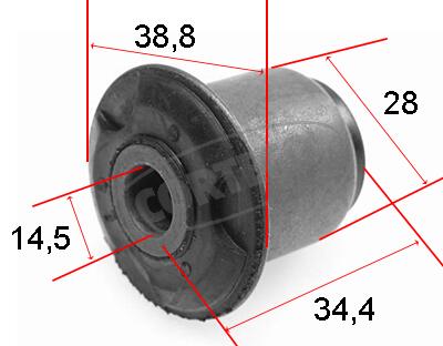 CORTECO Lagerung, Lenker 21652774 Vorderachse für Peugeot
