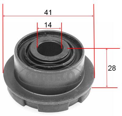 CORTECO Lagerung, Lenker 21652777 Vorderachse für Peugeot Citroën