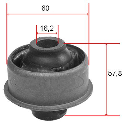 CORTECO Lagerung, Lenker 21652805 unten für Vaughall