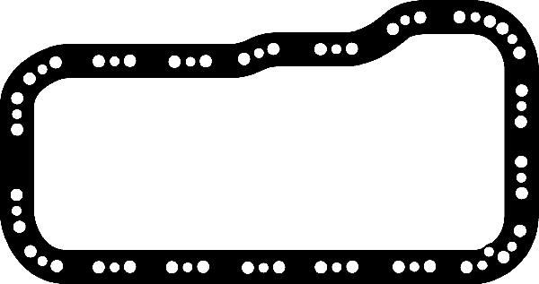 CORTECO Dichtung, Ölwanne 423872p für Fiat LANCIA Peugeot