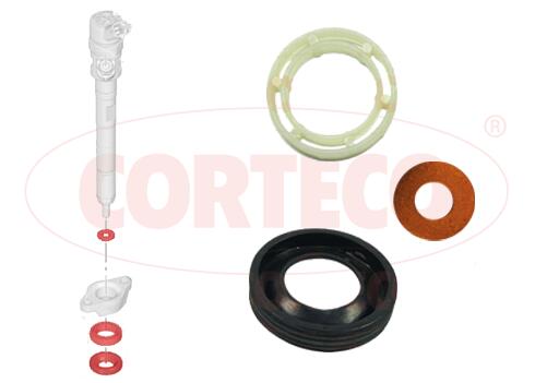 CORTECO Dichtringsatz, Einspritzventil 49445011 für Citroën/Peugeot